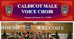 Desktop Screenshot of caldicotmalevoicechoir.co.uk